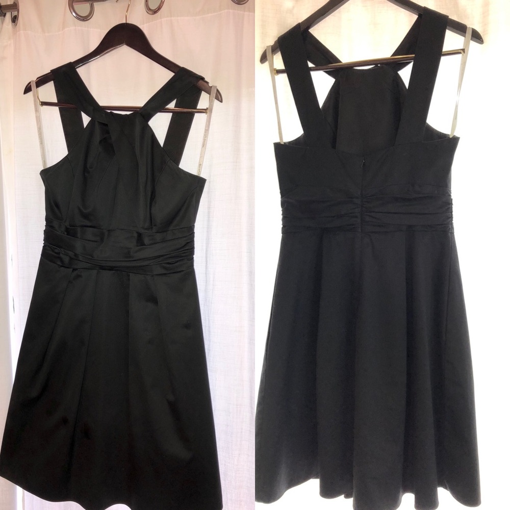 Black David's Bridal dress with pockets! Size 8.